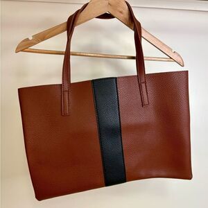 NWOT Vinca Camino Two Toned Tote
